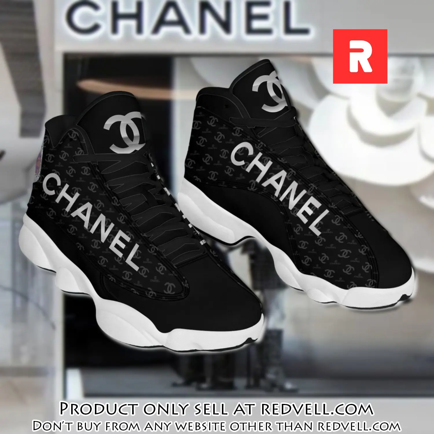 Chanel air jordan 13 sneaker d2302 jd14034 rv3548458